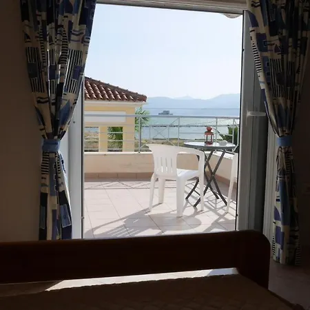 With The View Of Palamidi And Bourtzi Nafplio