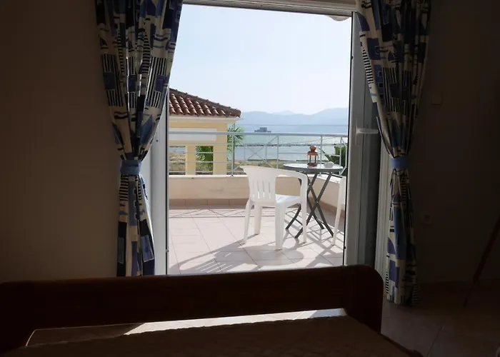 With The View Of Palamidi And Bourtzi Nafplio