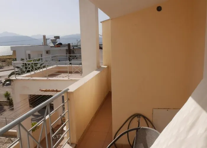 With The View Of Palamidi And Bourtzi Nauplion