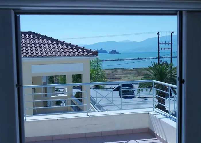 With The View Of Palamidi And Bourtzi * Nauplia